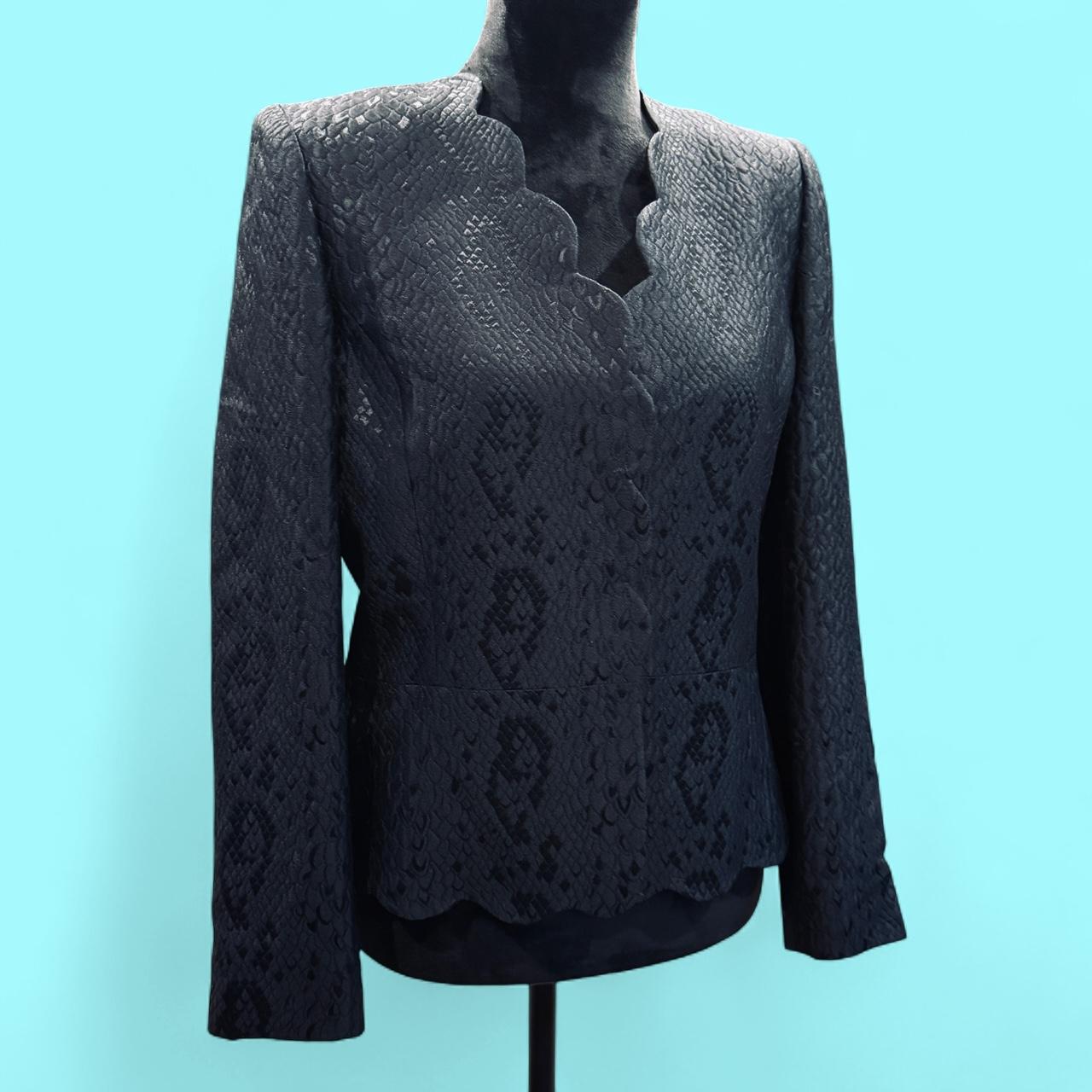 Albert Nipon Women's Blazer Jacket - Black - M – … - image 1