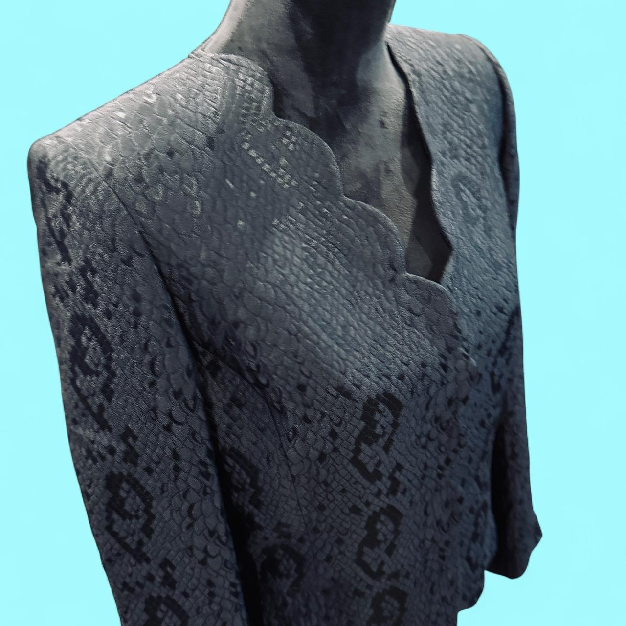 Albert Nipon Women's Blazer Jacket - Black - M – … - image 2