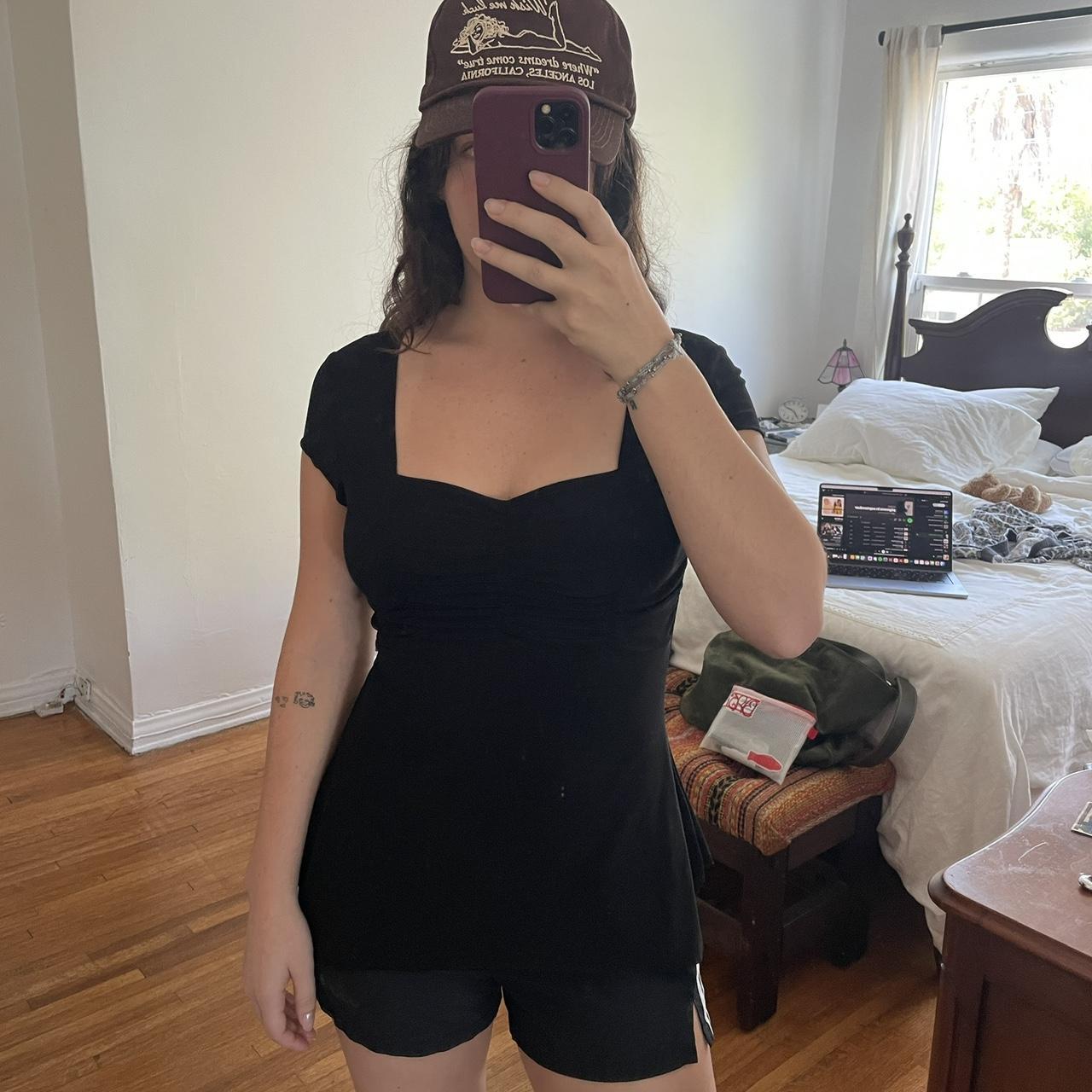 Women's Blouse - Black - One size – basic black s… - image 1