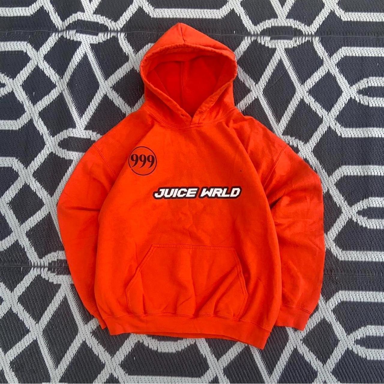 Juice wrld orange hoodie hotsell