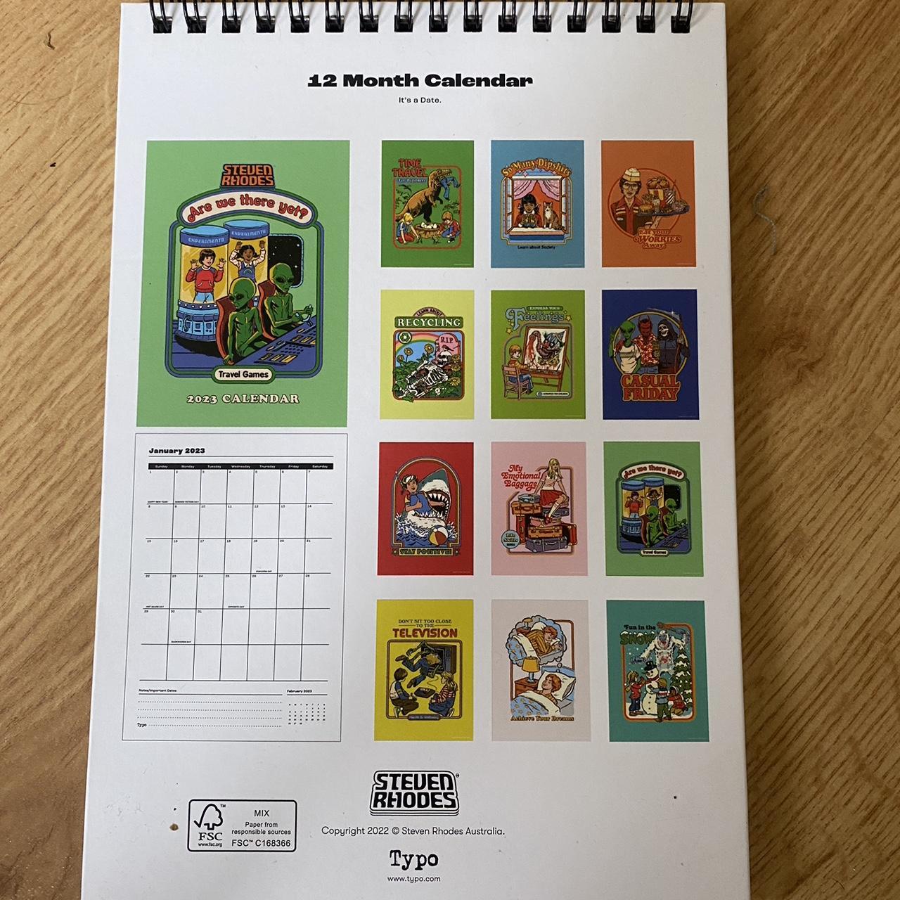 Steven Rhodes 12 month calendar… it’s a 2023... Depop