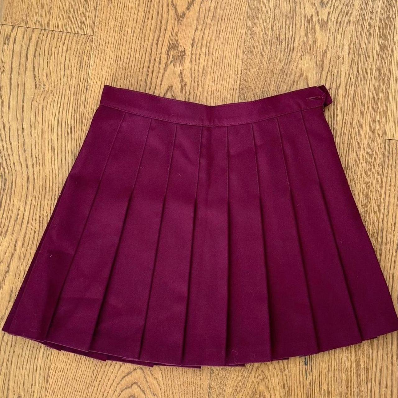 American Apparel Women's Skirt Burgundy/Purple M – American