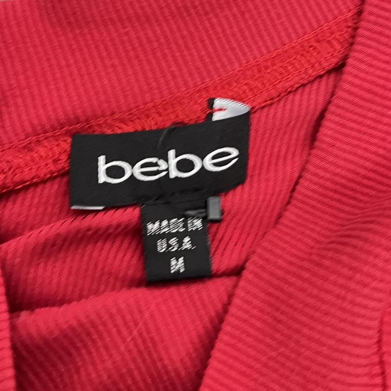 Bebe Women's Blouse - Red - M – Vintage y2k bedaz… - image 4