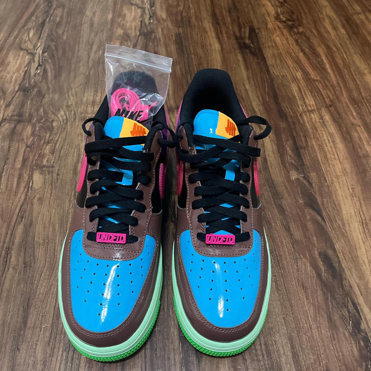 Double Swoosh Air Force Ones Pink And Blue Air Force Blue And Pink