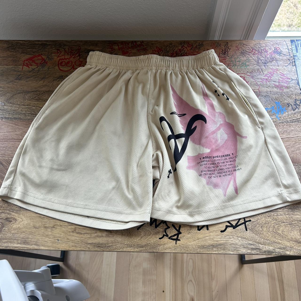 Saint cheapest Potential Cream Shorts Size Small