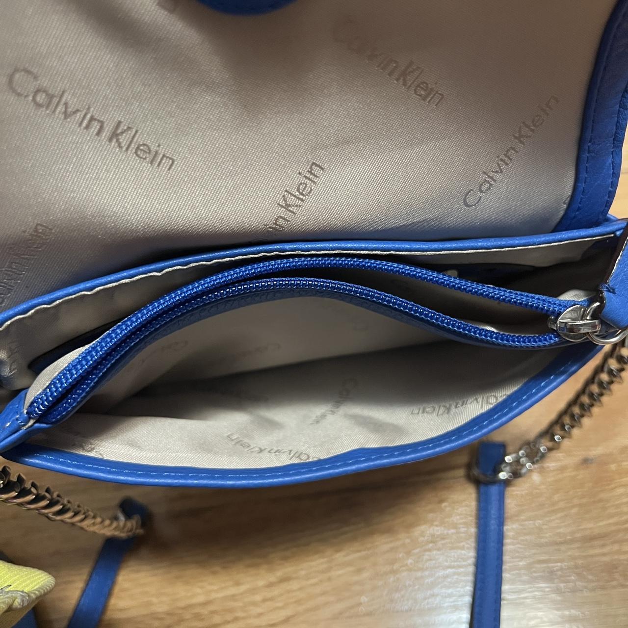 Calvin Klein Hayden Saffiano Leather Crossbody - Depop