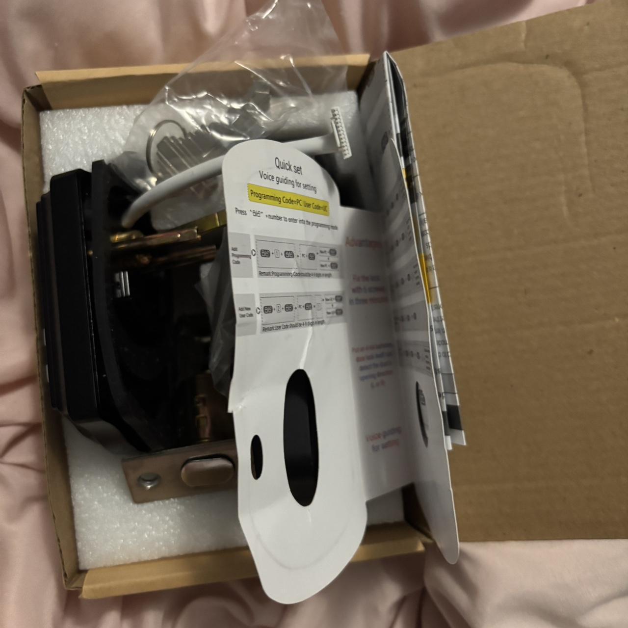 Brand new never used in box lock on door comes with... | Depop