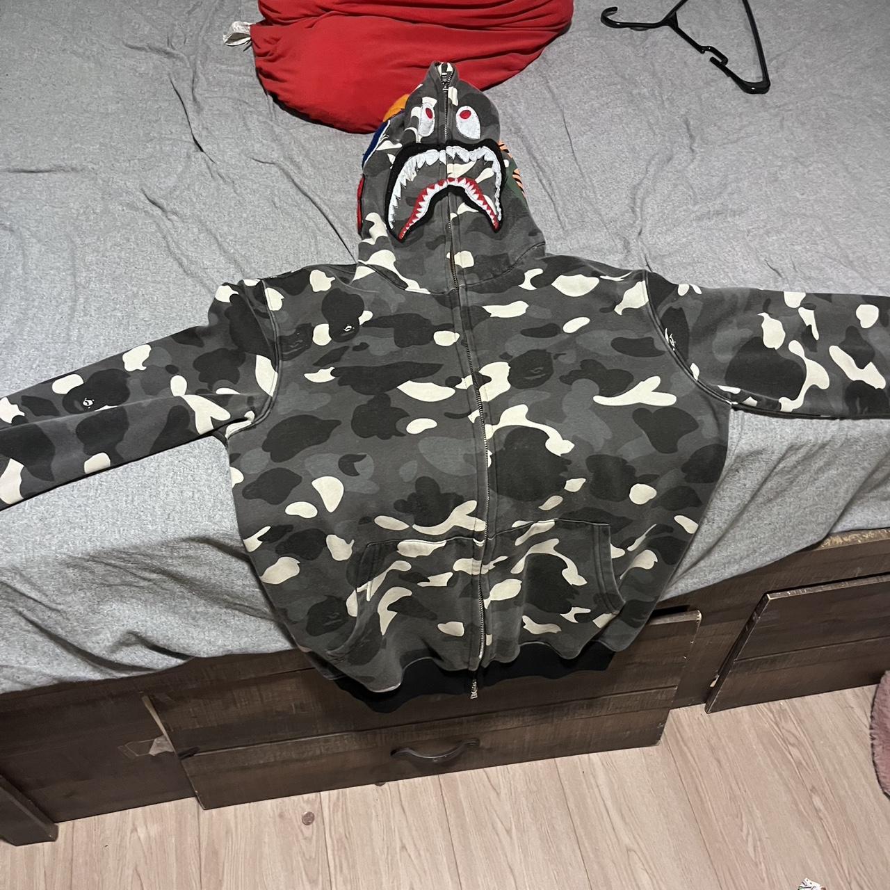 Bape hoodie Throw be a price I won t do nothing. Depop