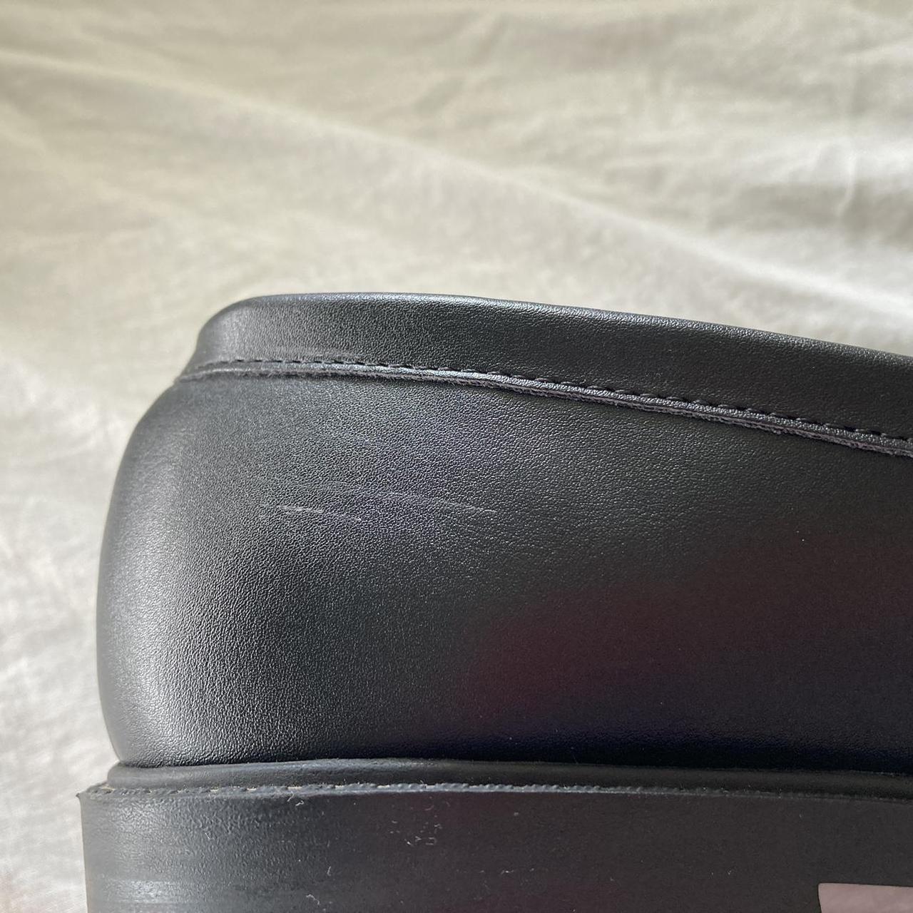 Sportsgirl black loafers with gold details. Only... Depop