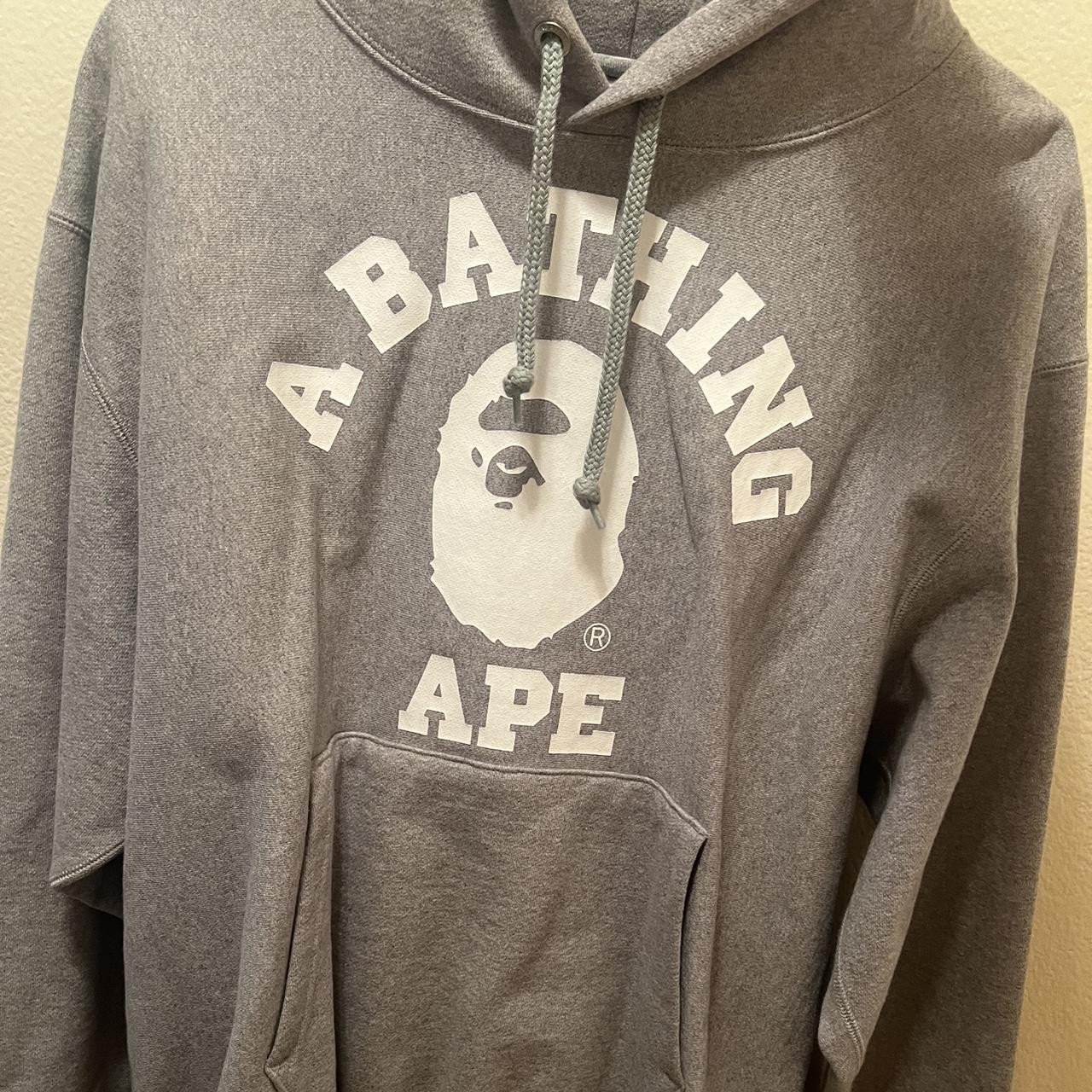 Vintage bape college logo crewneck on sale