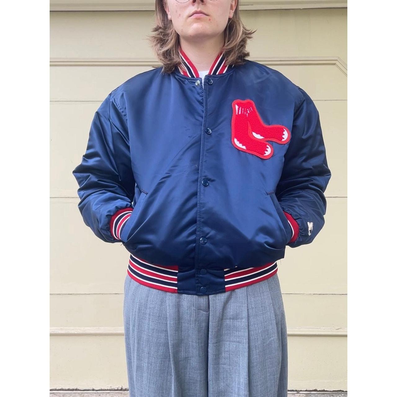 80s Starter Authentic Diamond Collection Boston Red | Depop 80s Starter Authentic Diamond Collection Boston Red | Depop