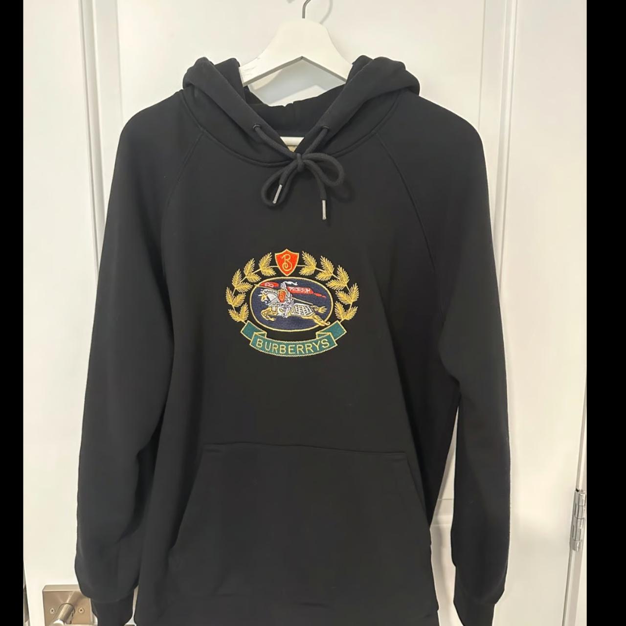 Burberry hoodie used best sale