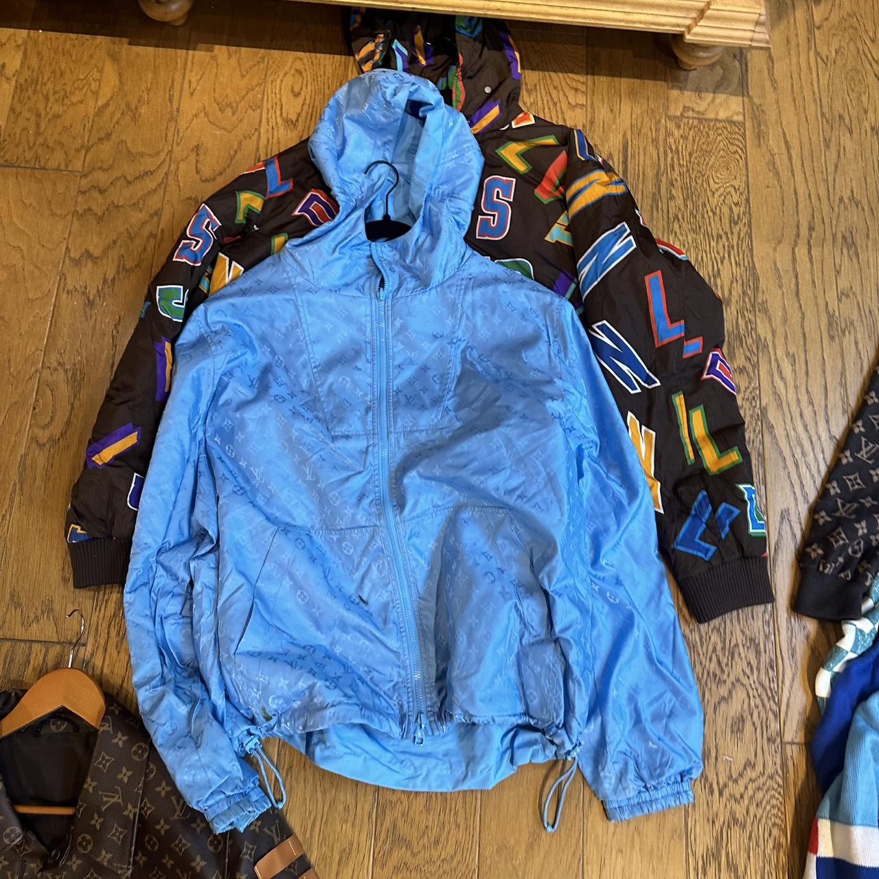 SKY BLUE LOUIS VUITTON WINDBREAKER ‼️CELEBRITY / | Depop