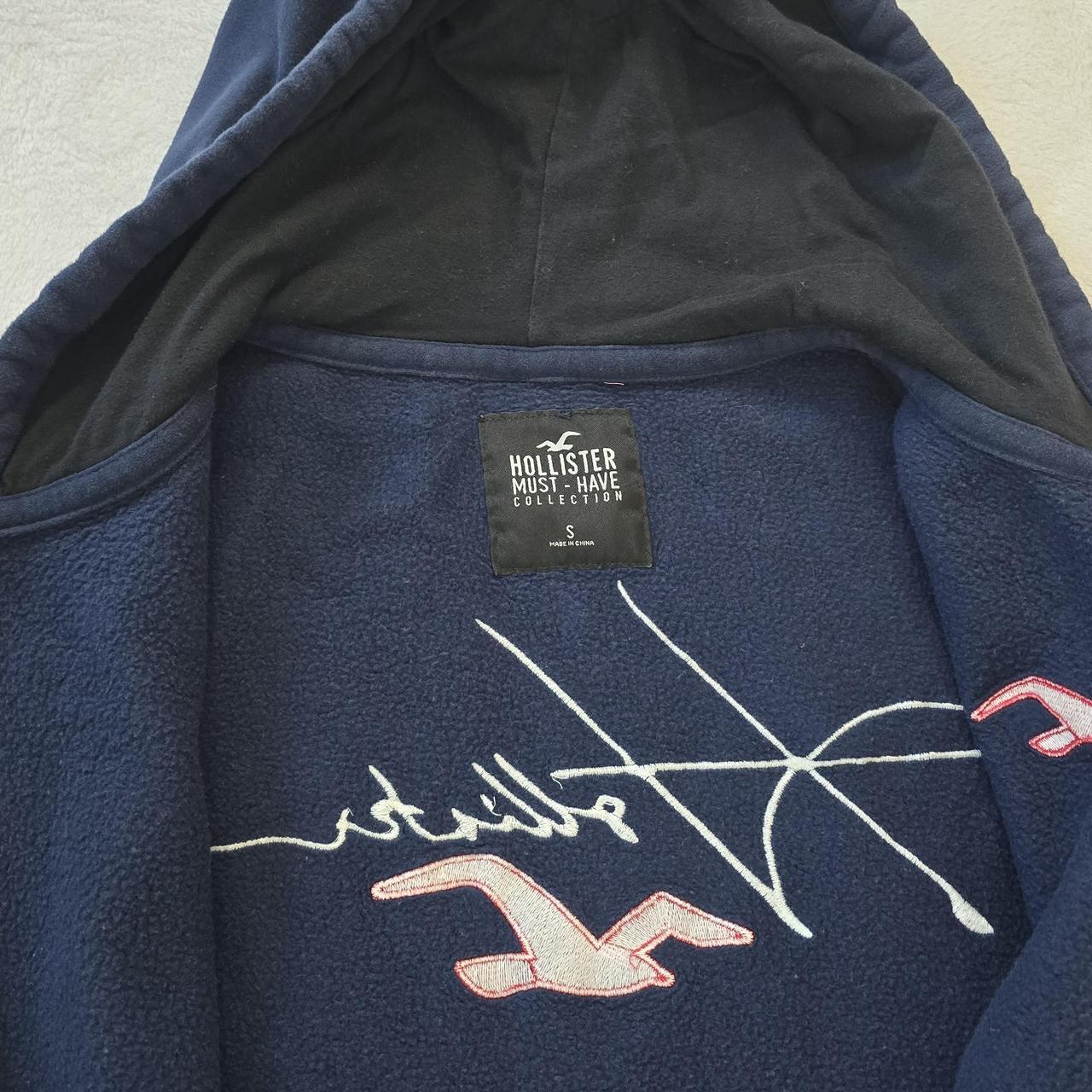 Hollister Clothes Navy Blue Hollister Zip Up Hoodie Hollister Mens