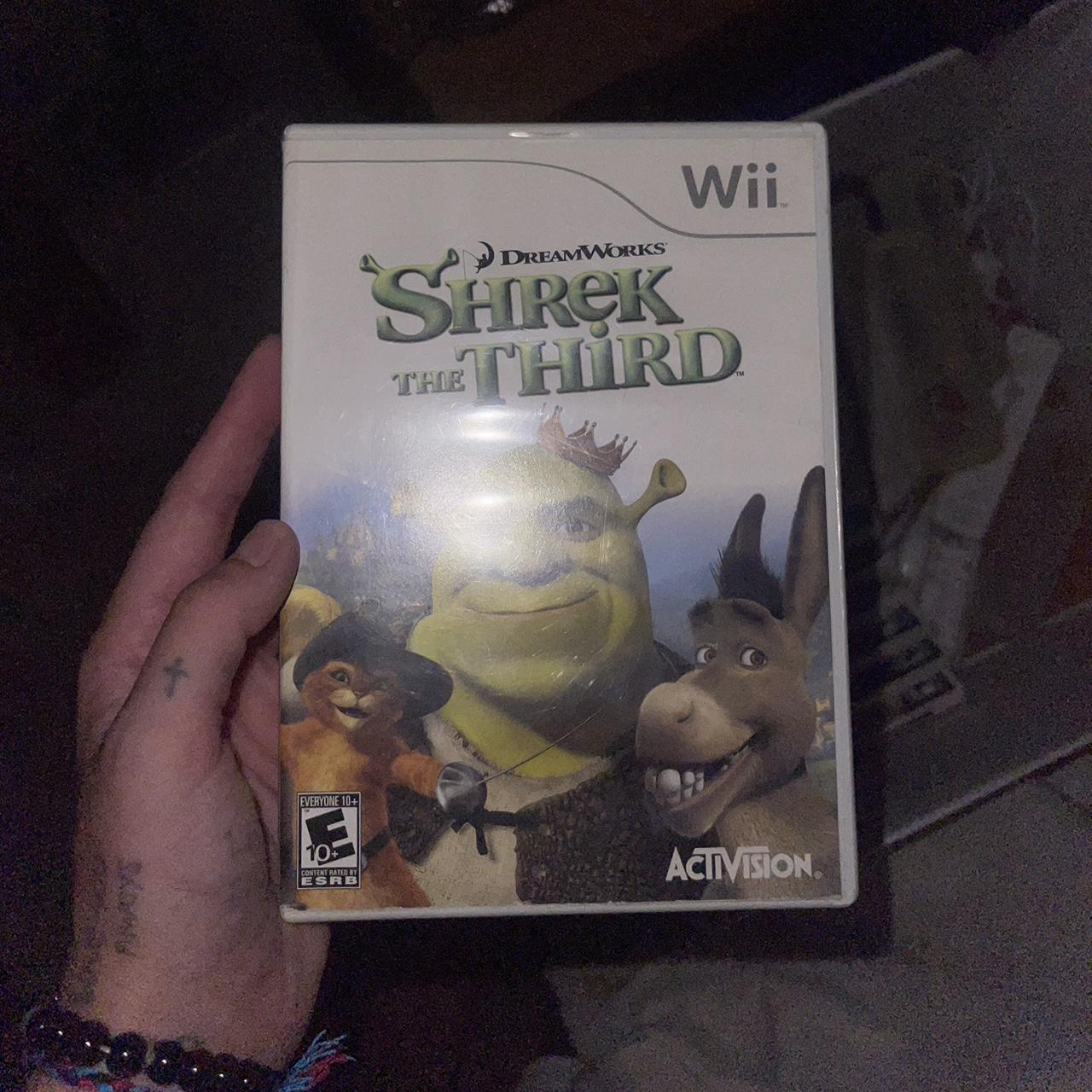 shrek the third wii game •game is in good... - Depop