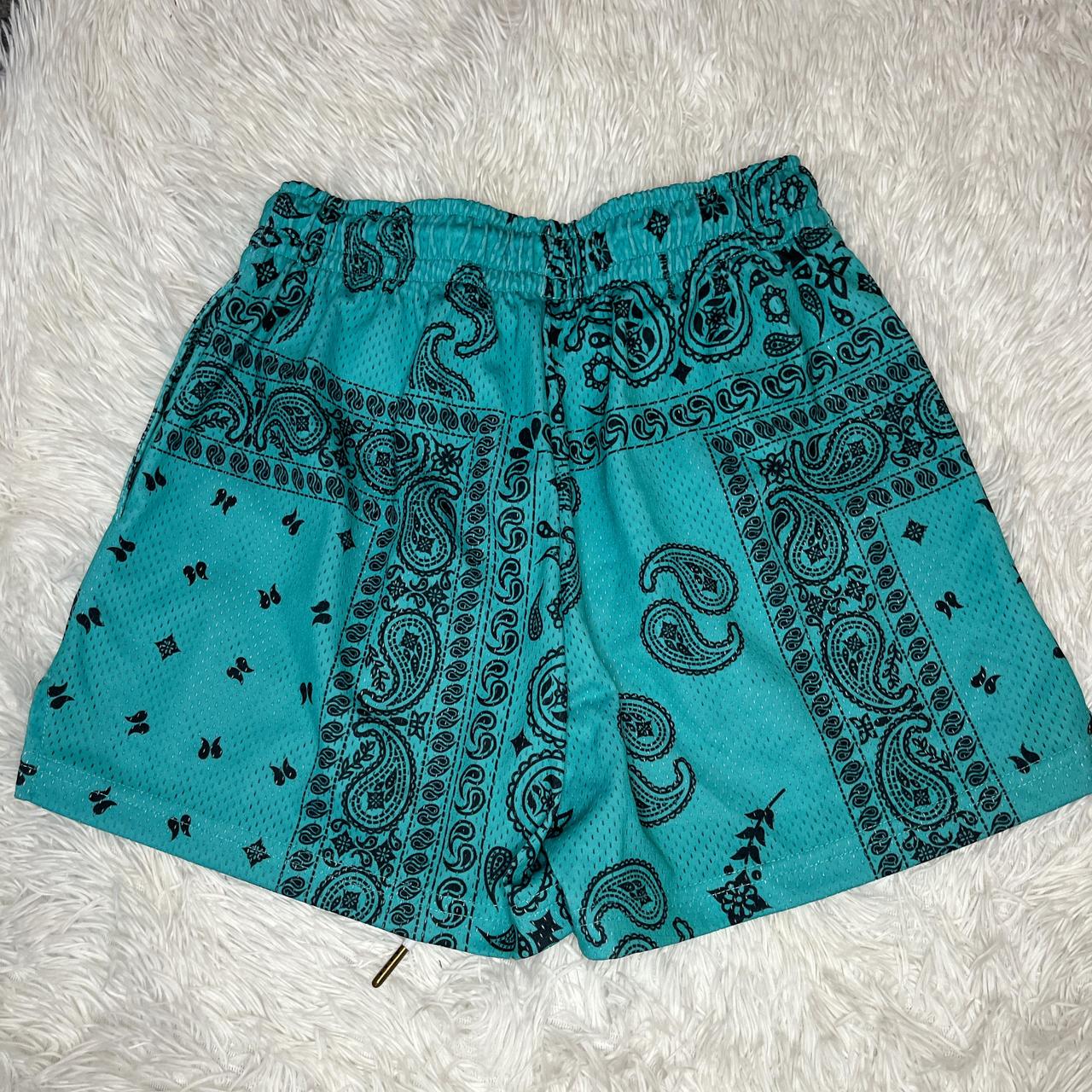MMA×ranor BANDANA DENIM SHORTS MMA18-56 Bandits Low Waist Denim Shorts - Red Devil | One Teaspoon USA