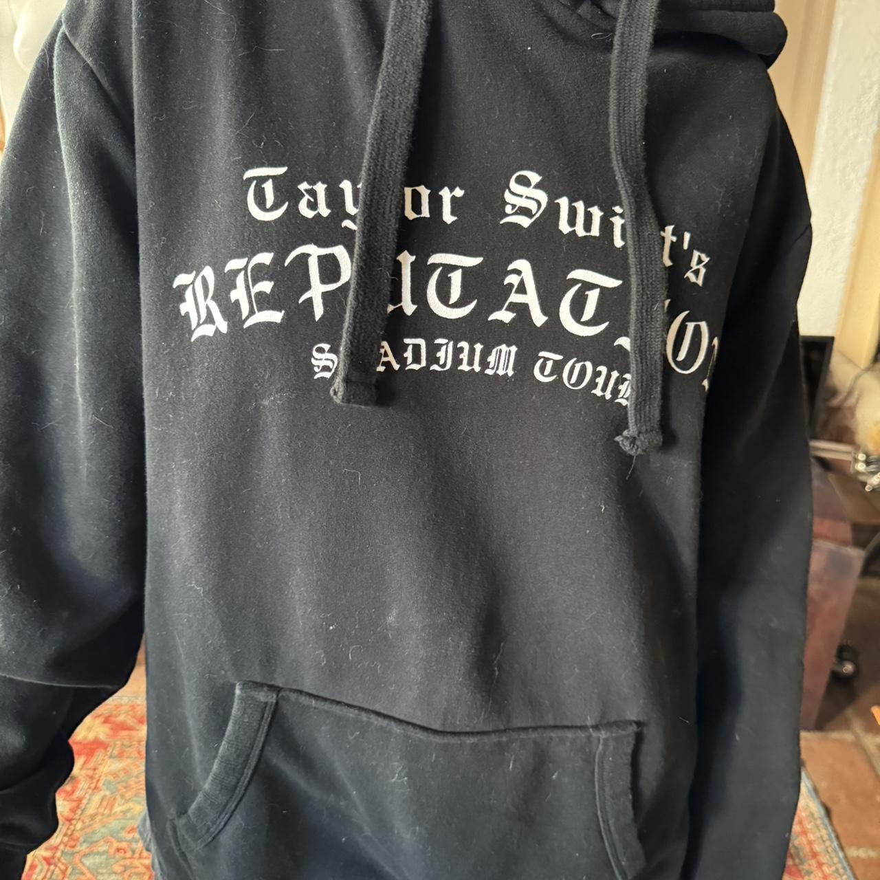 Taylor Swift reputation stadium tour, black hoodie, | Depop Taylor Swift reputation stadium tour, black hoodie, | Depop