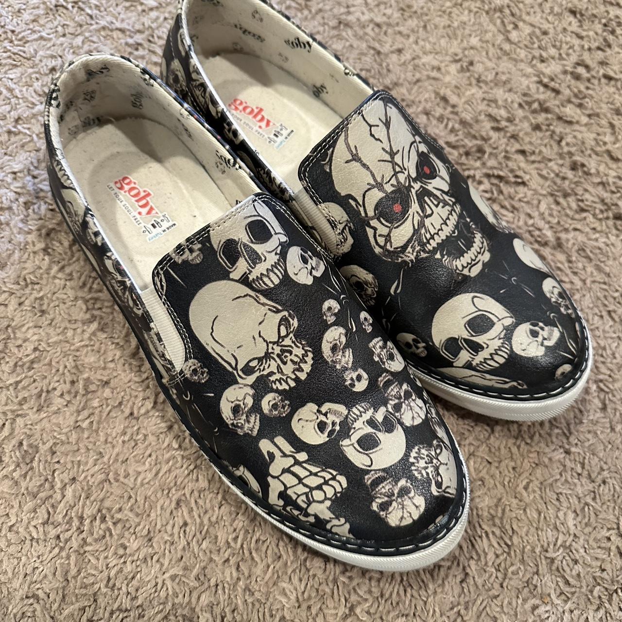 goby Skull Slip On s. Perfect for Halloween or. Depop