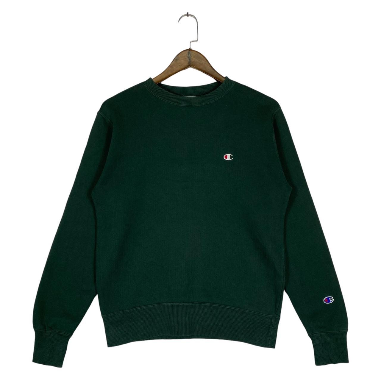 Champion crewneck dark green best sale