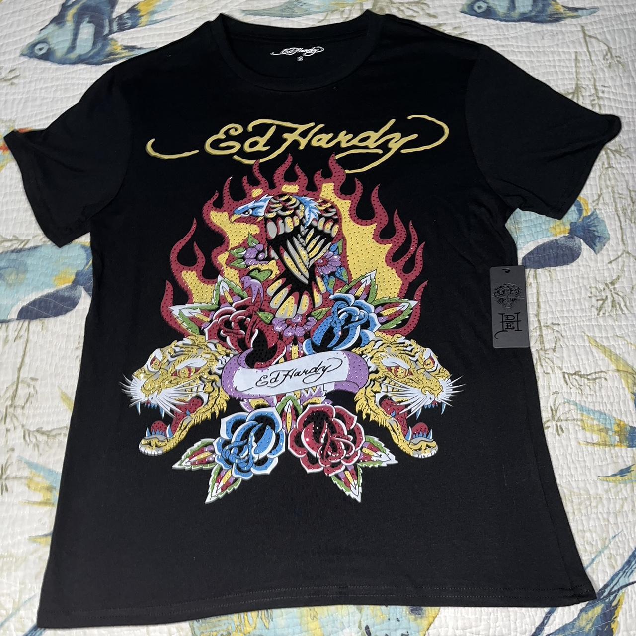 ed hardy bird shirt