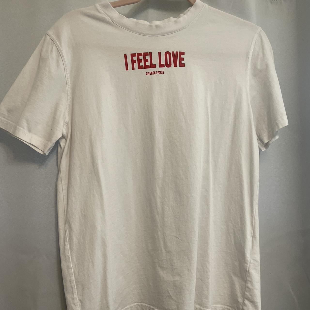 Givenchy i feel love t shirt hotsell