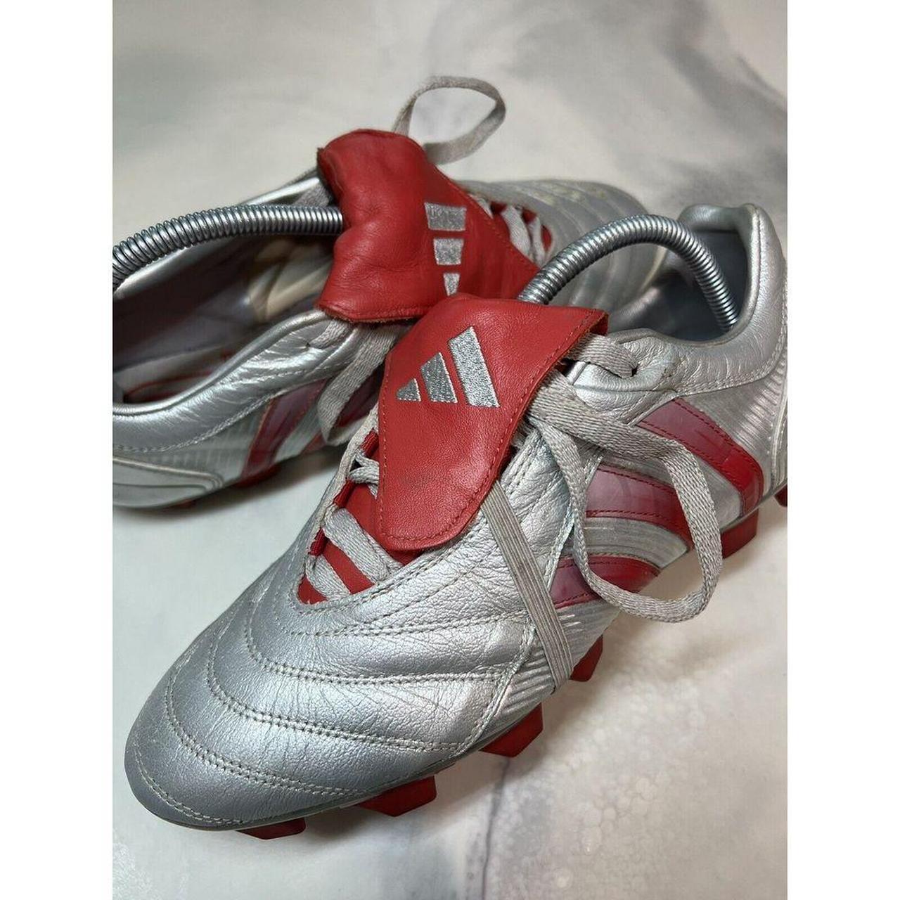 Rare Adidas Predator Pulse FG Red Silver 2004 Soccer. Depop