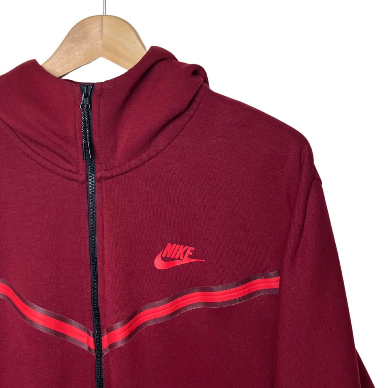Nike Men's Burgundy Jumper Depop