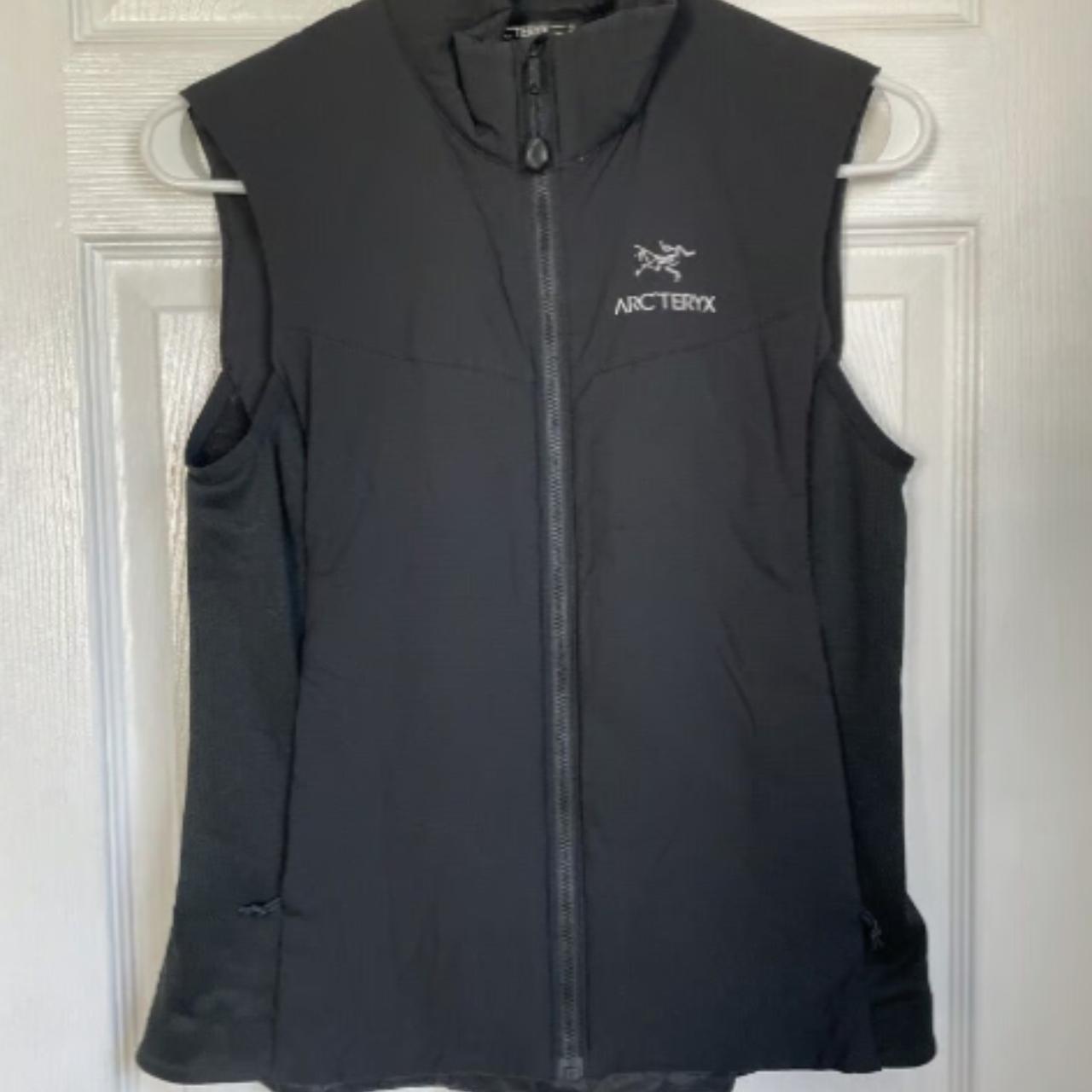 Arcteryx Vest Jacket Adult Black Logo Outdoors Atom