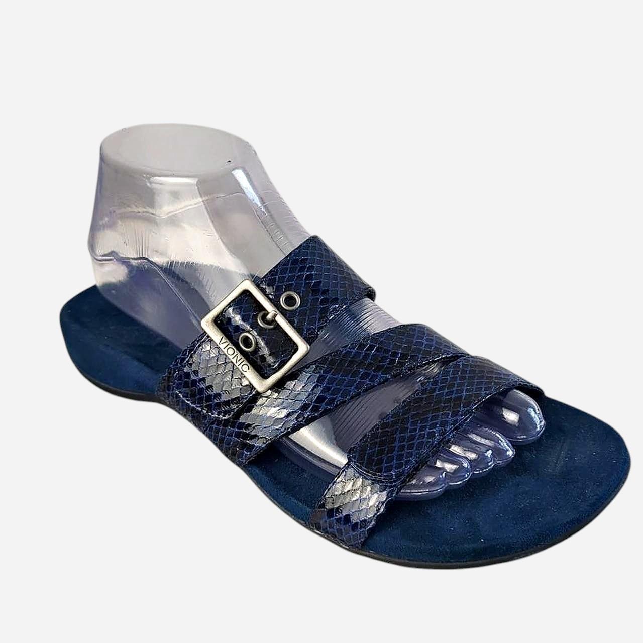 Vionic Women's Slides - Blue - US 8 – Vionic Rest… - image 3