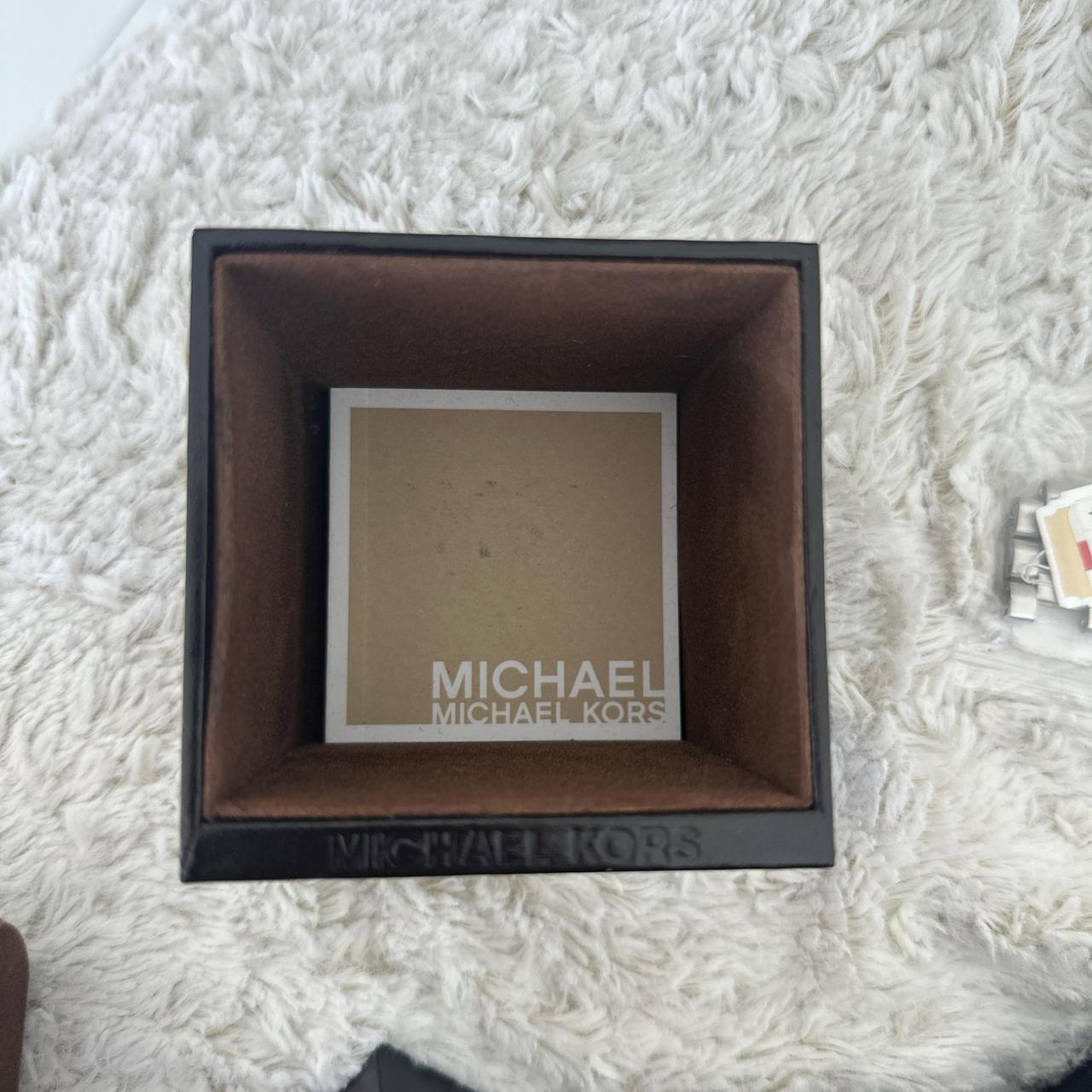 Michael Kors leather watch box with extra links Depop