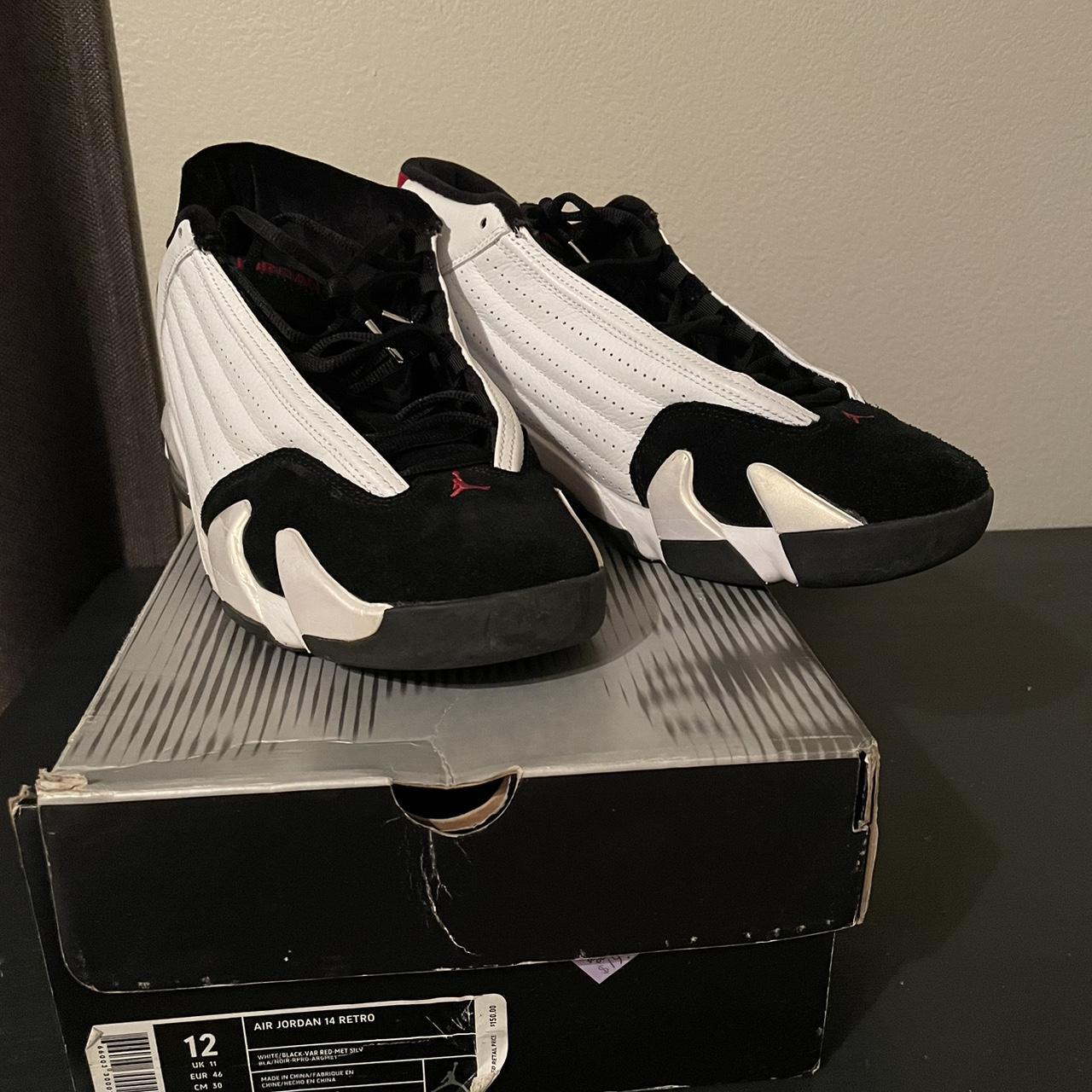 Jordan 14 fashion black toe 2006