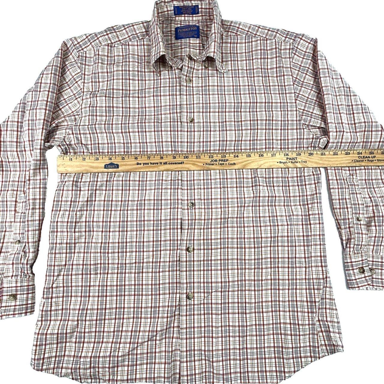 Pendleton Men's Shirt - Red - M – Pendleton Butto… - image 5