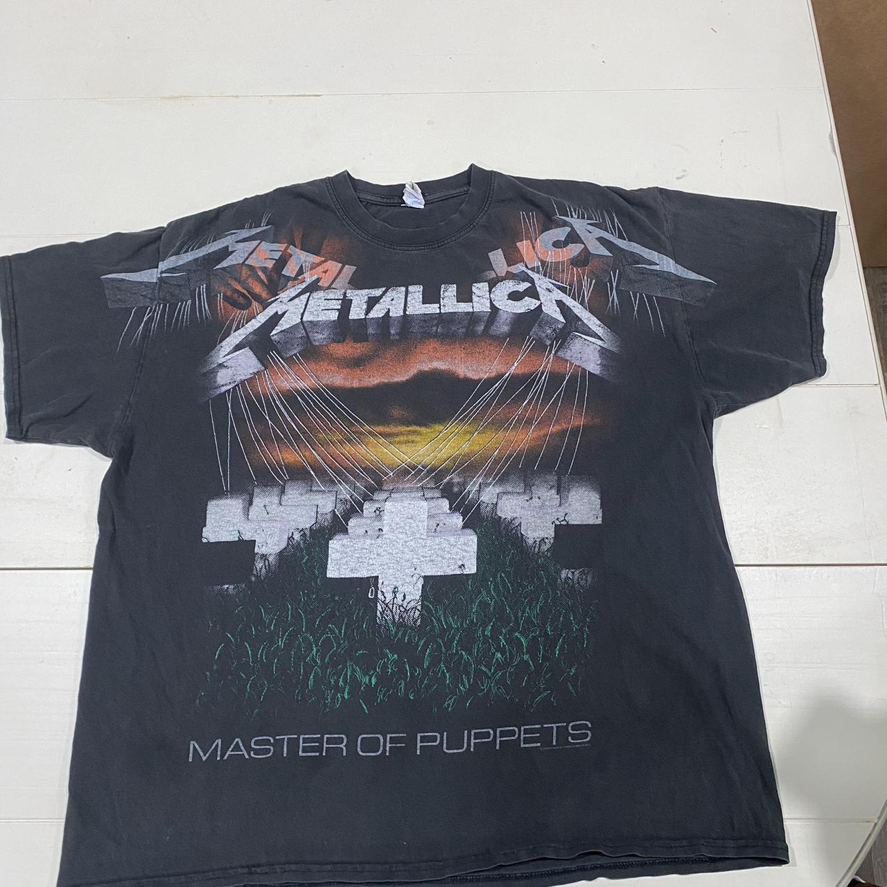 Deals 1986 Metallica Master Of Puppets Tee Shirt