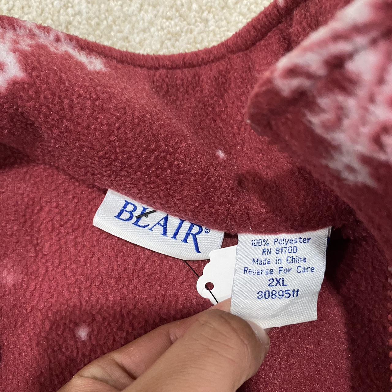 Men's Jacket - Burgundy/Red - XXL – 2000s red and… - image 2