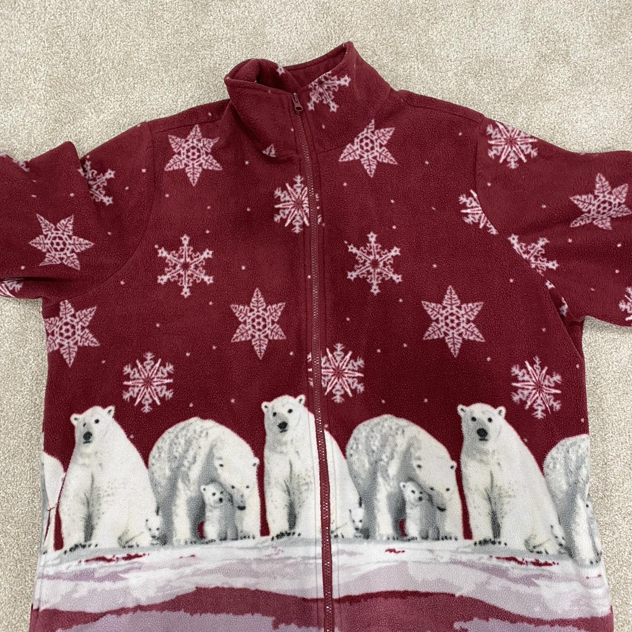 Men's Jacket - Burgundy/Red - XXL – 2000s red and… - image 3