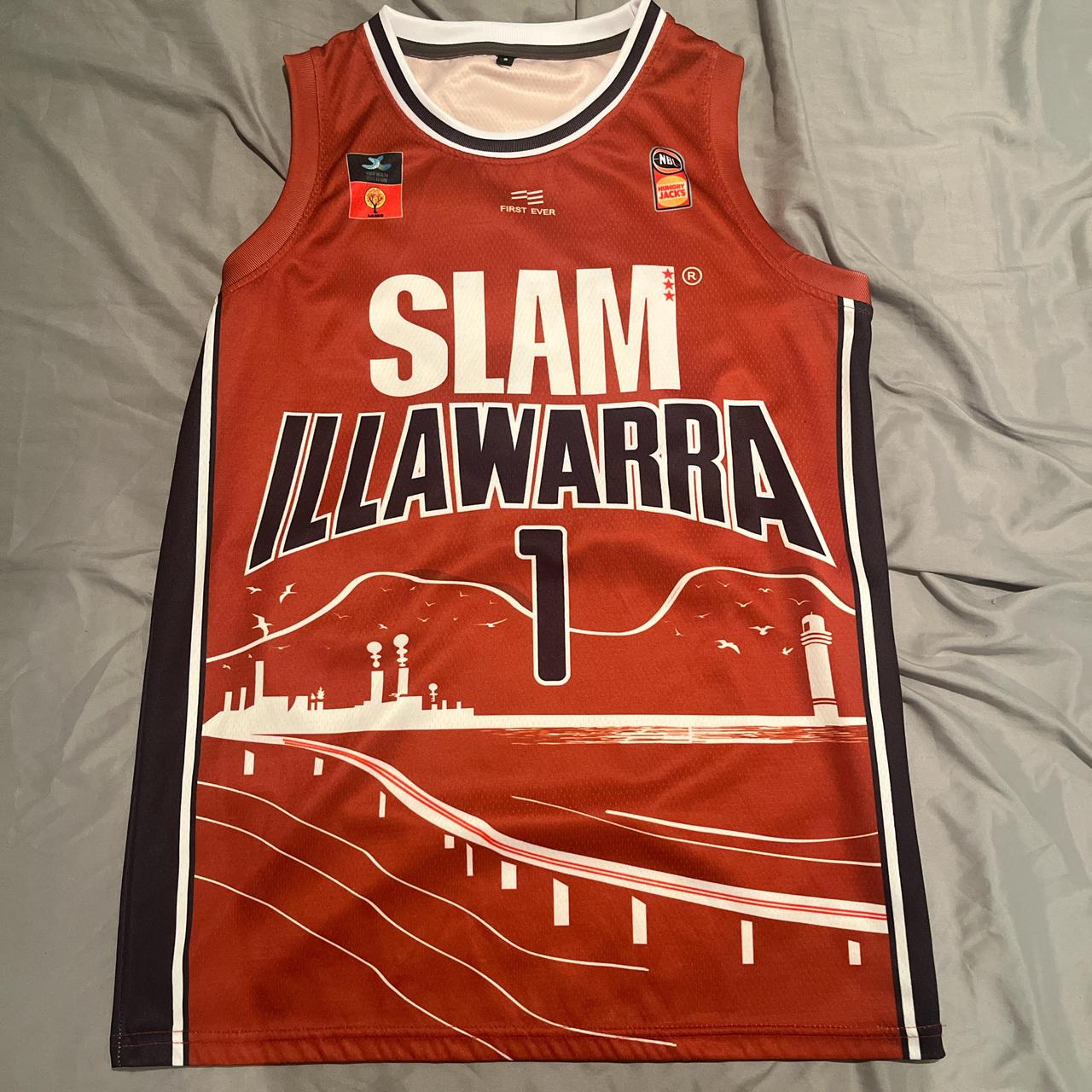 Lamelo Ball Slam Illawarra red jersey