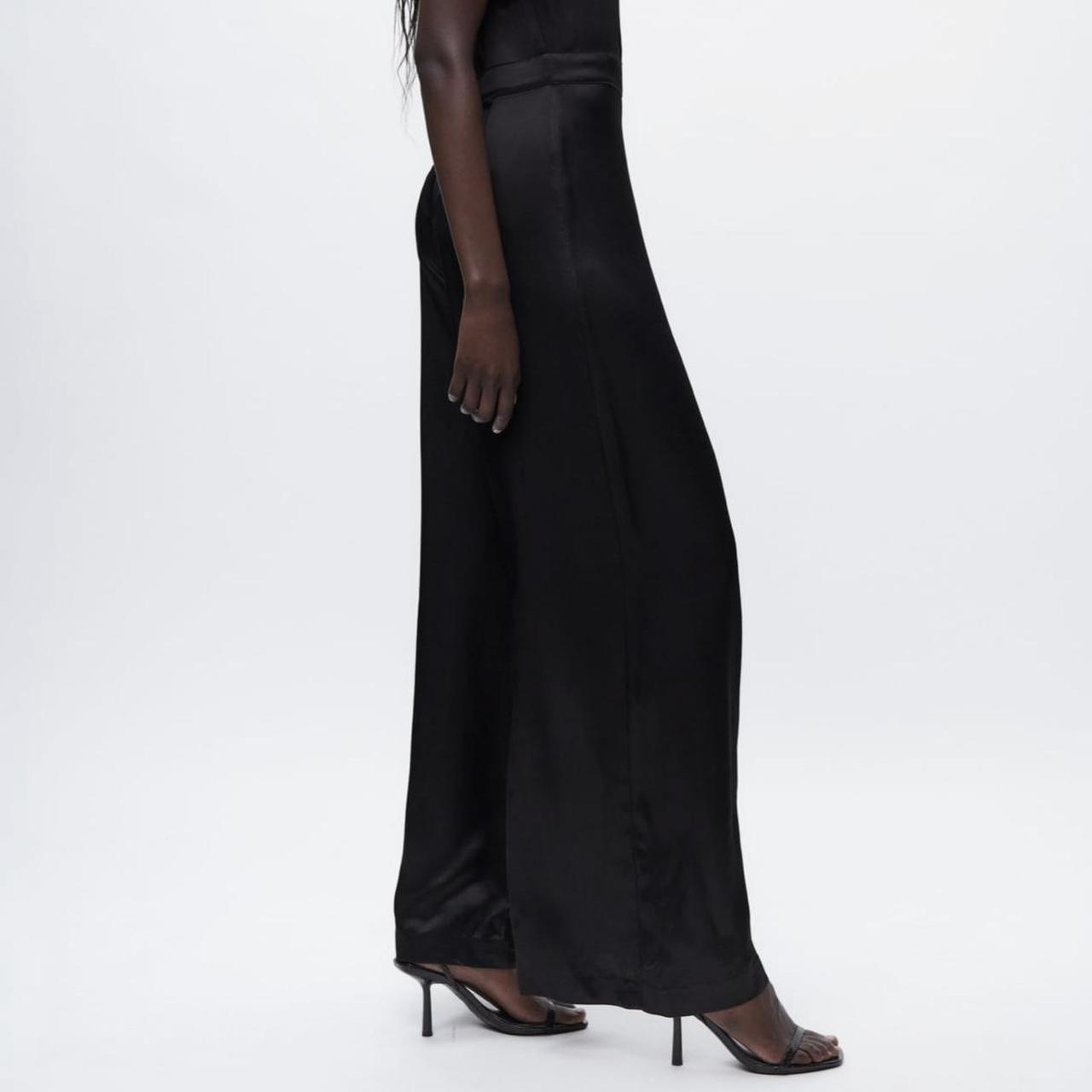 Zara Halter Neck Jumpsuit with ruffles ⚪️ BRAND NEW... Depop