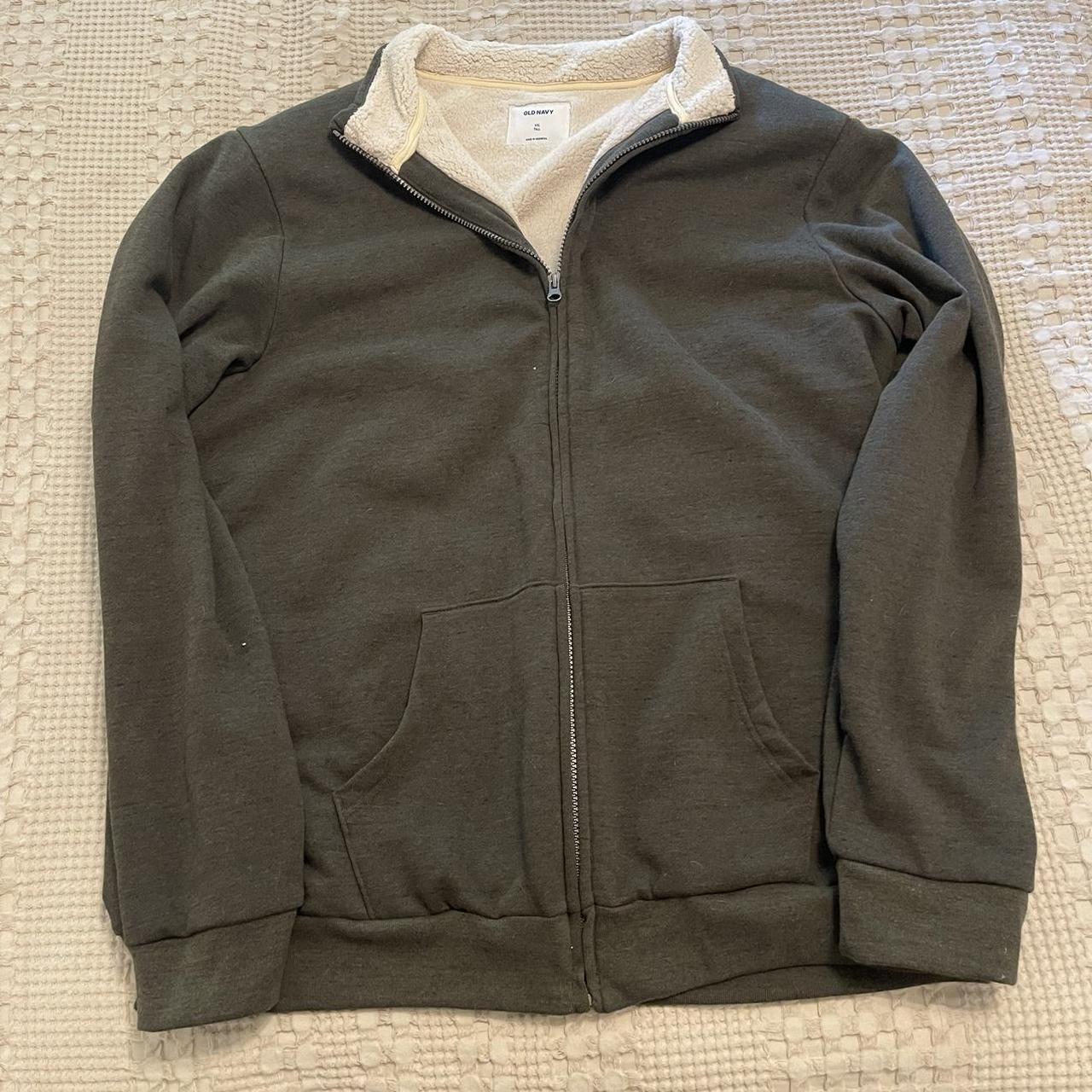 Men’s Old Navy thick fleece lined zip up, Brand