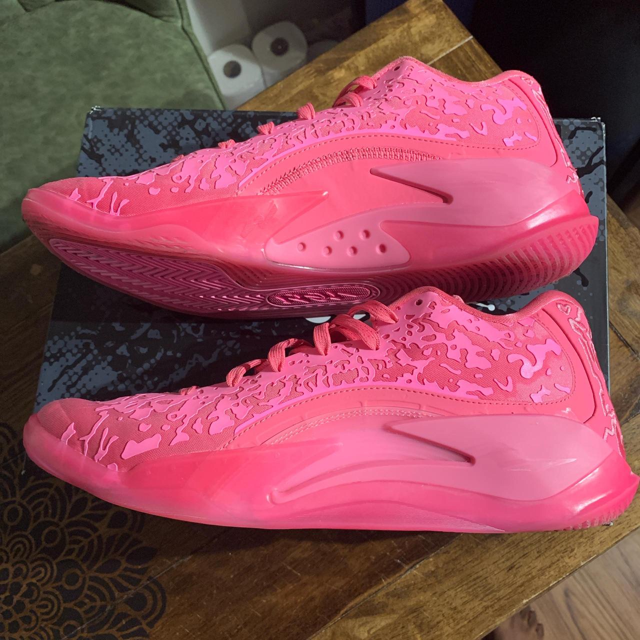 Jordan 3 Zion's pink basketball shoes - super comfy | Depop