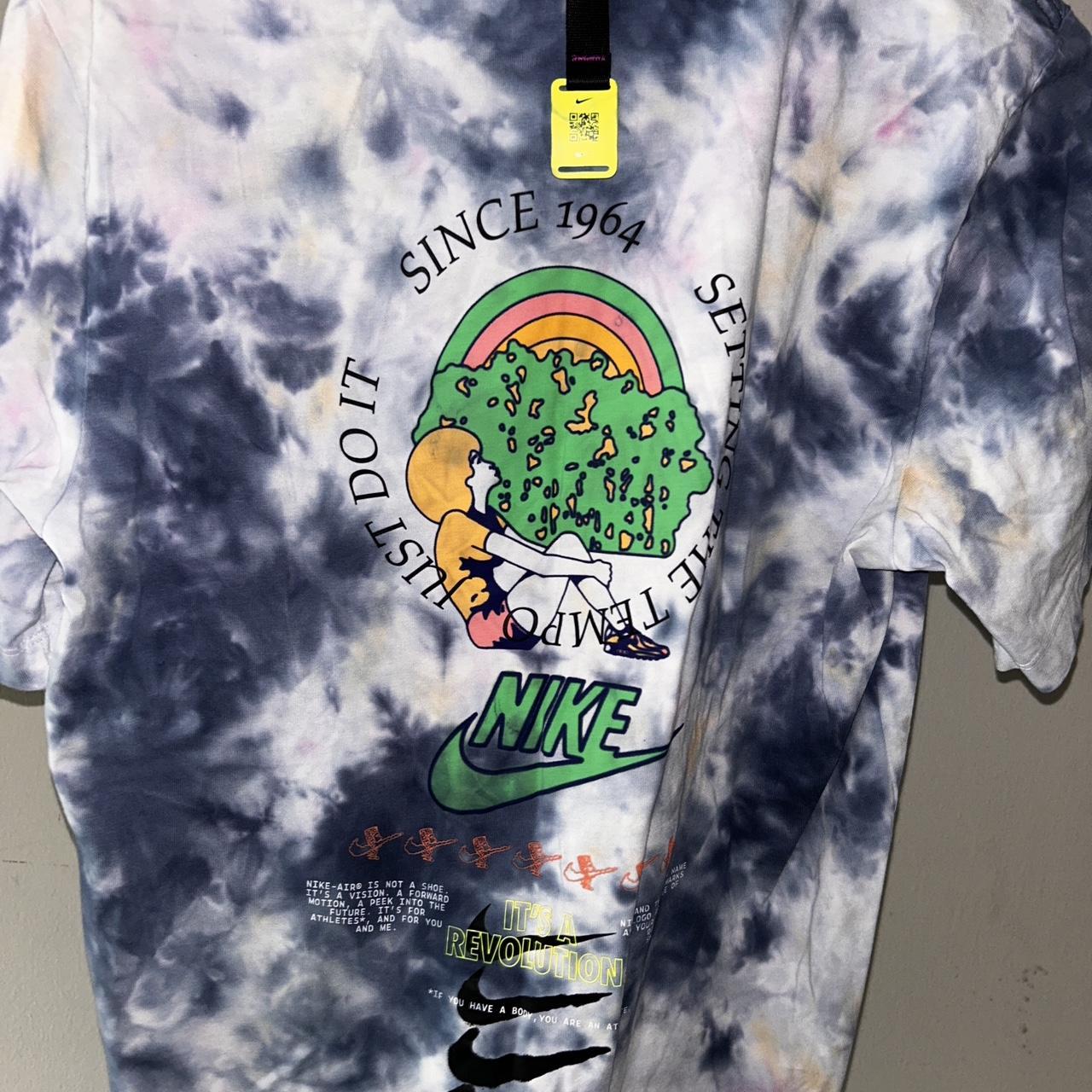 nike just do it tie dye shirt