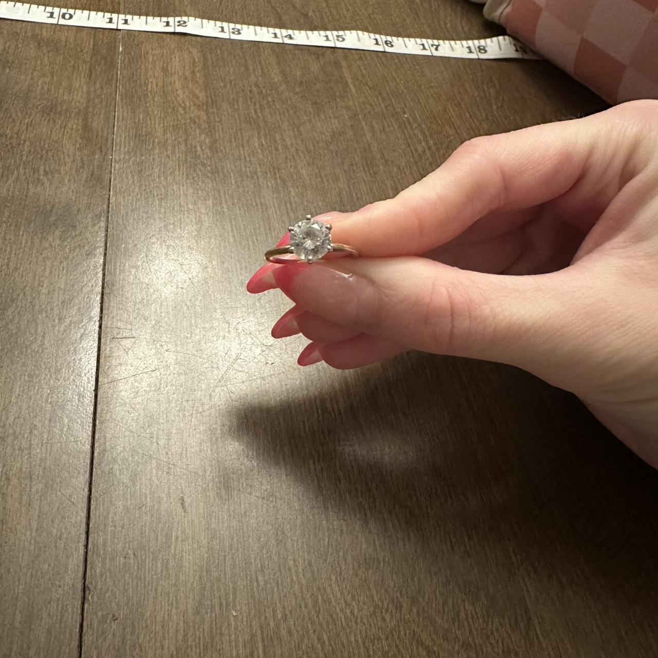 Women's Ring - Silver/Multi – 14k solid gold anti… - image 1