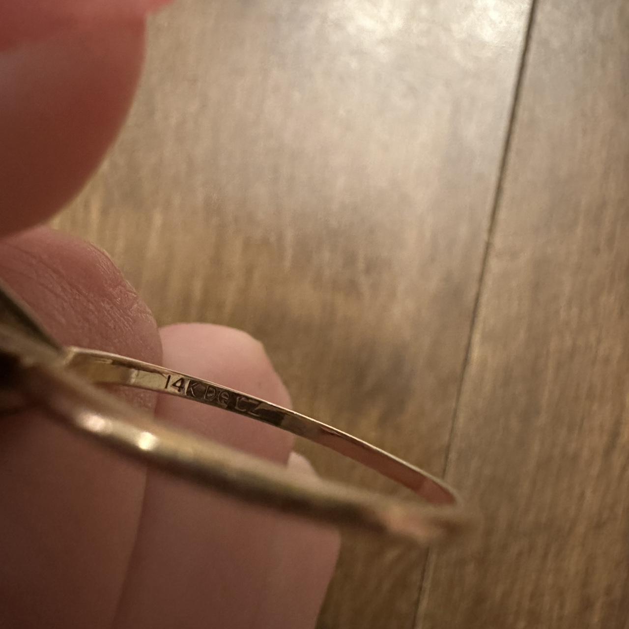 Women's Ring - Silver/Multi – 14k solid gold anti… - image 5