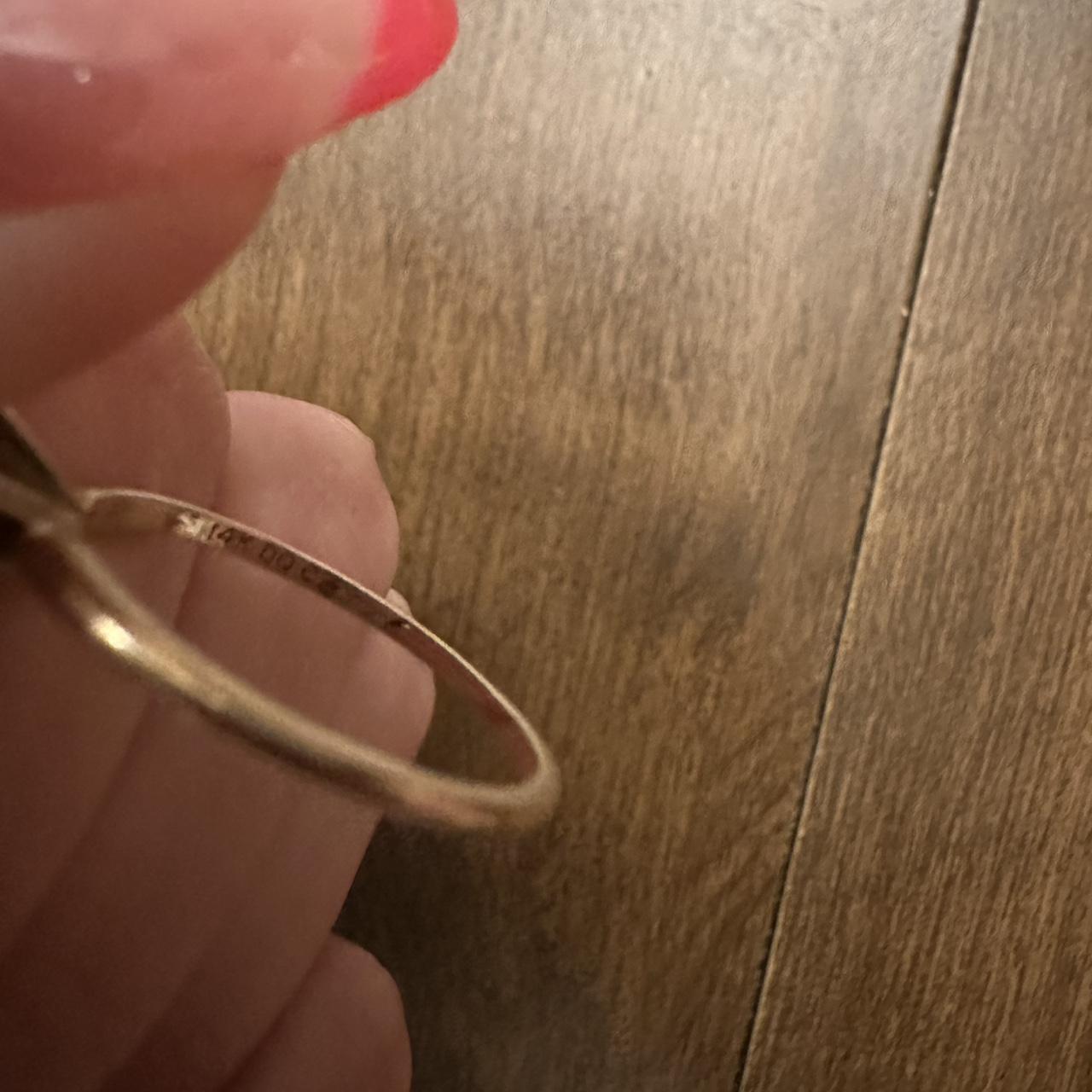 Women's Ring - Silver/Multi – 14k solid gold anti… - image 2