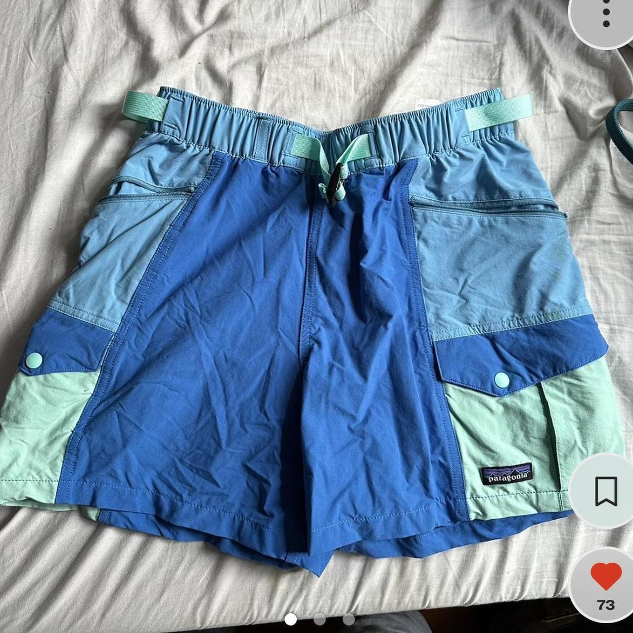 Super cute Patagonia hiking shorts - worn a handful... - Depop