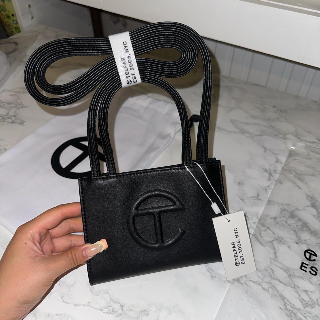 Telfar black bag sale