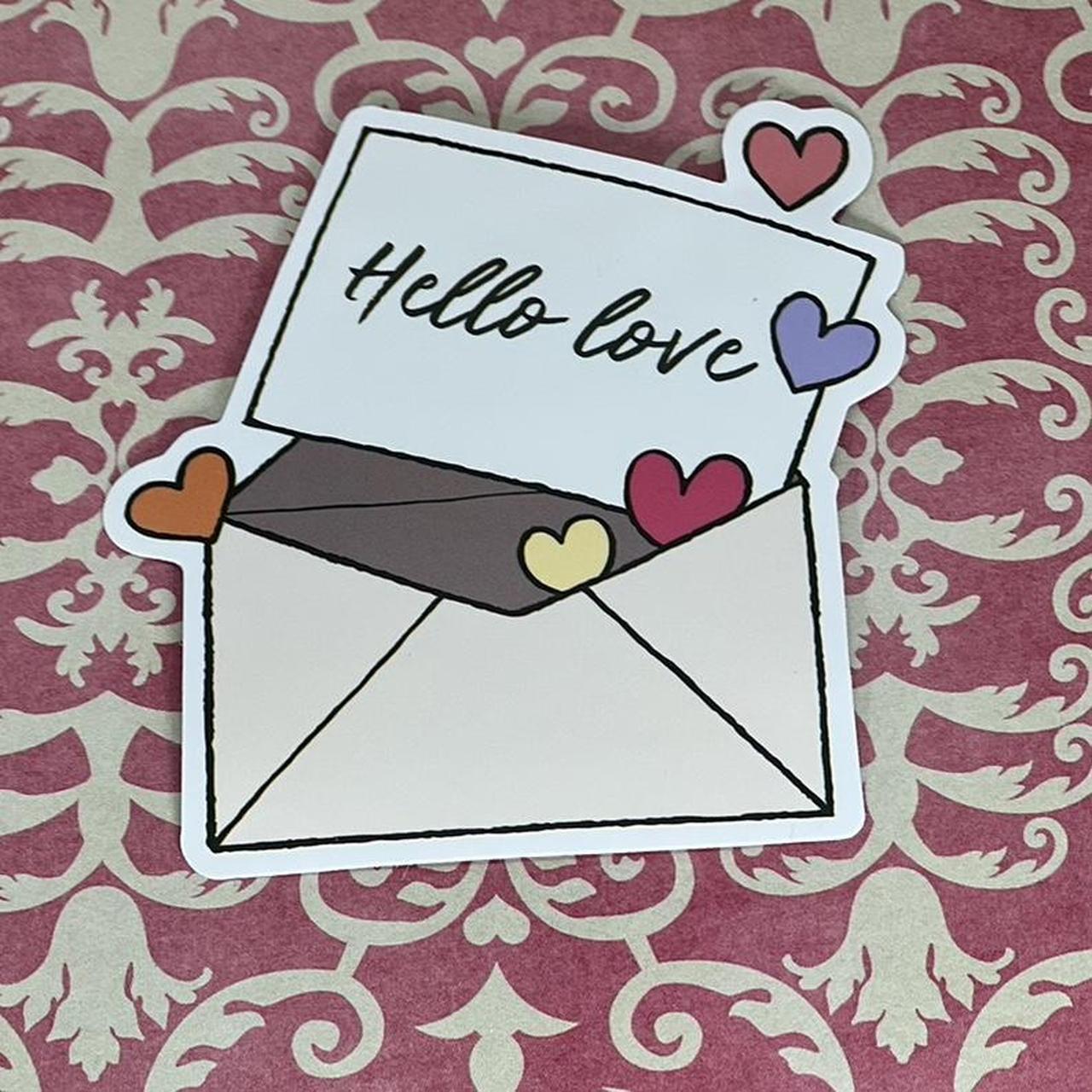 Hello Love, Hello Love Sticker, Valentine Sticker