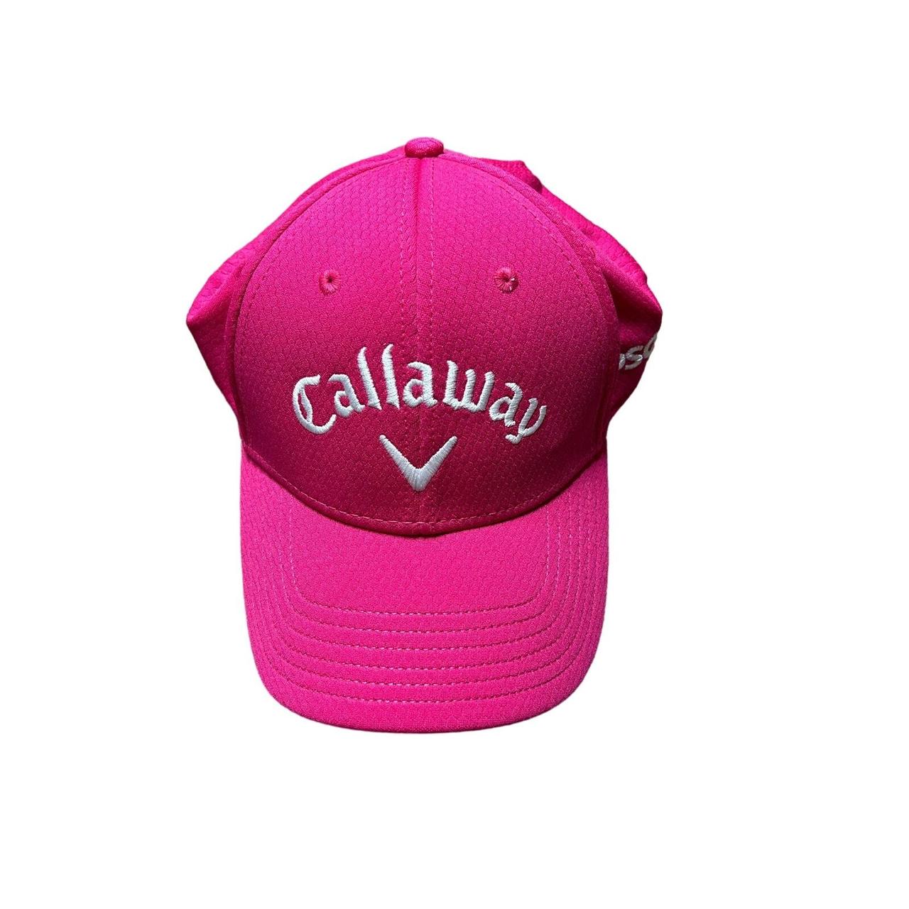 Call away hot pink golf hat cap embroidered logo. Depop