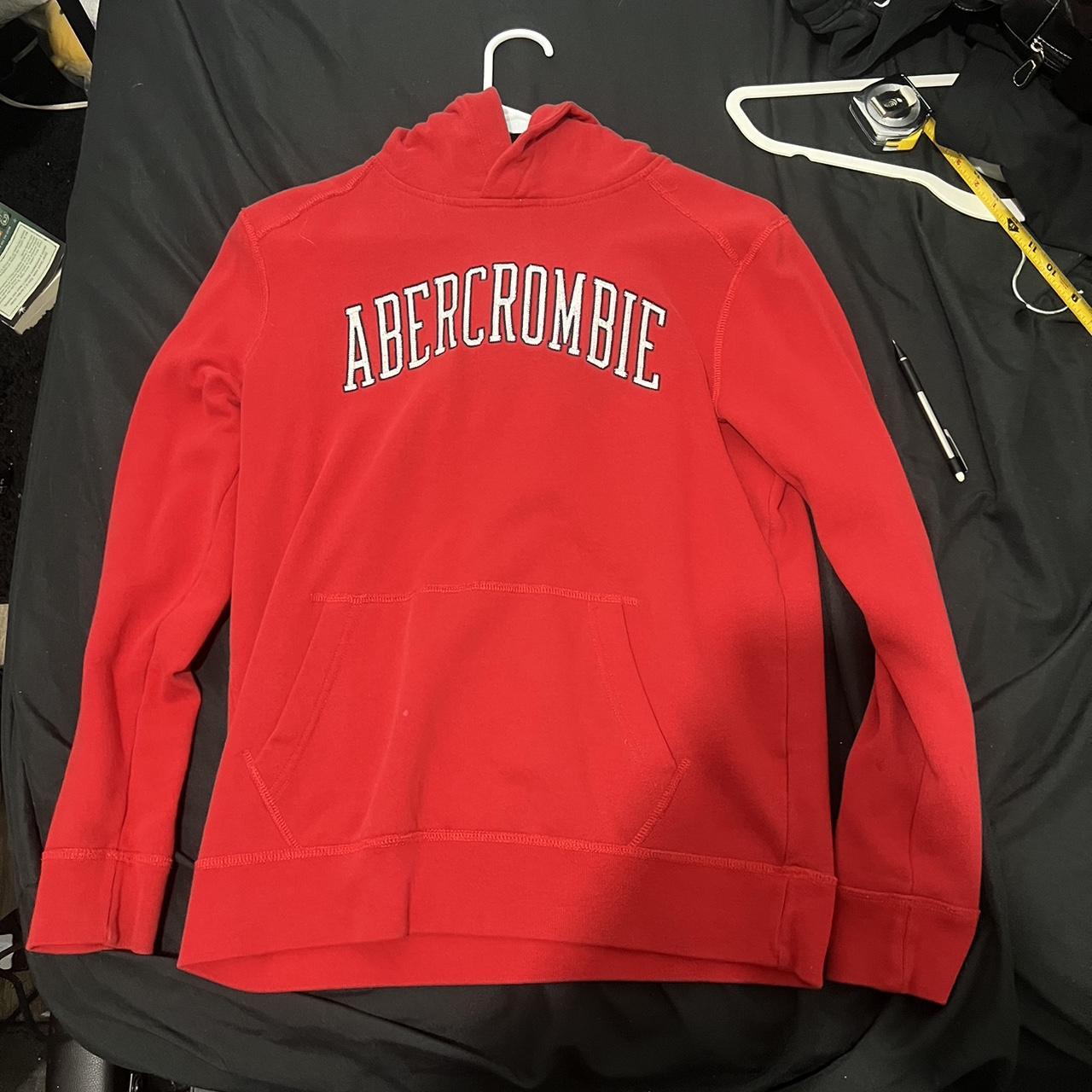 Abercrombie fashion red hoodie