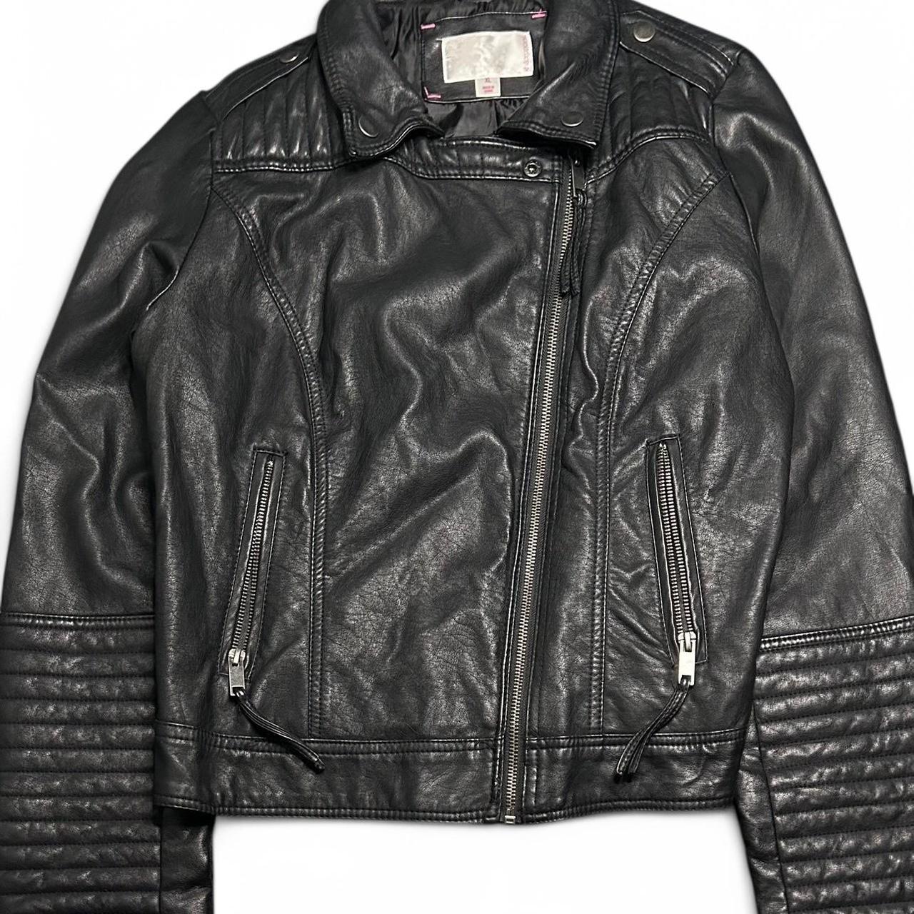 Xhilaration Women's Faux leather Jacket Black XL – Women's