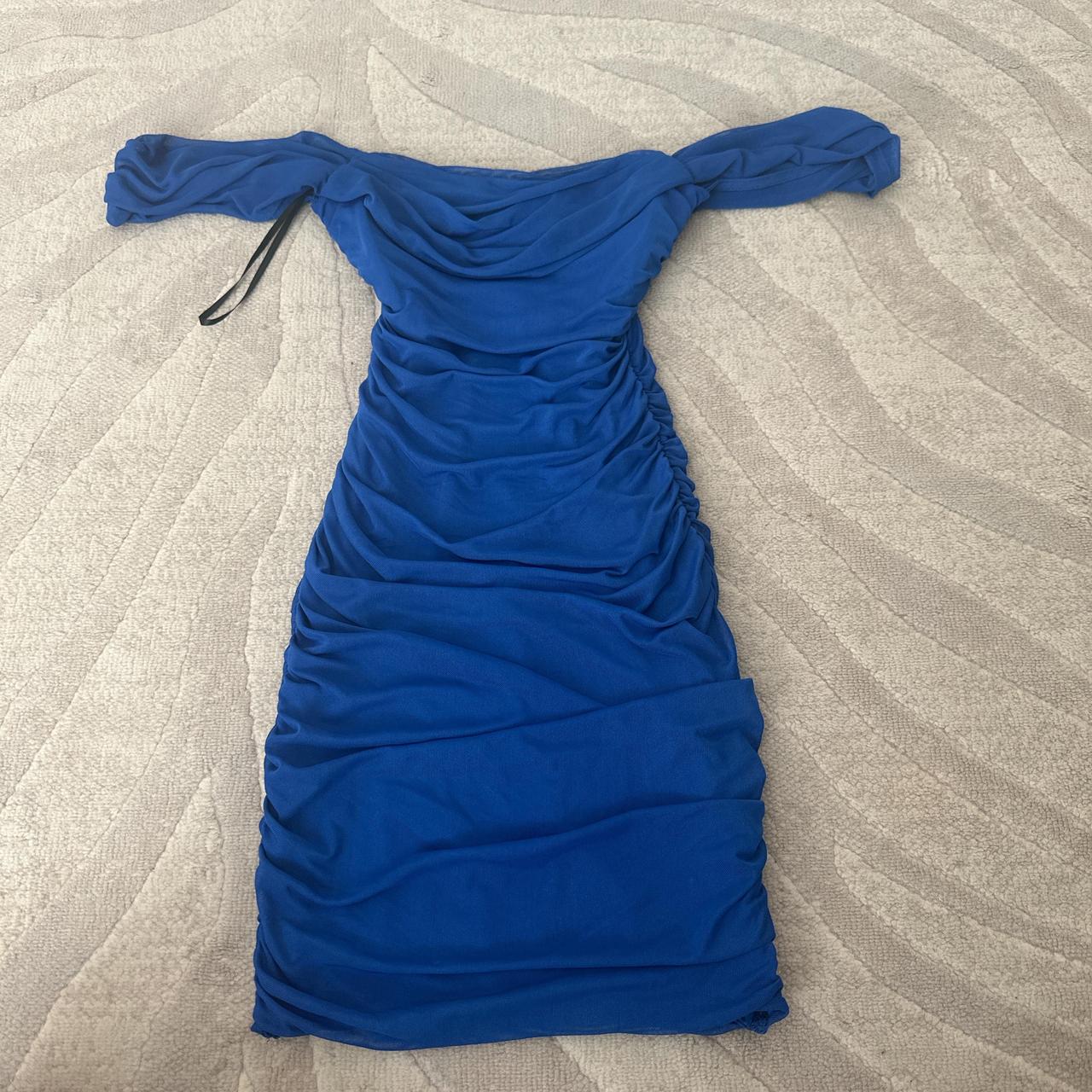 Hello Molly Blue Mini Dress Says size 6 but fits a... Depop